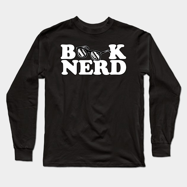 book Nerd Long Sleeve T-Shirt by CurlyDesigns